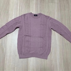 SHIPS くすみパープルニットの画像