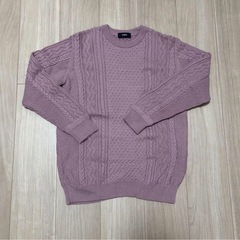 SHIPS くすみパープルニットの画像