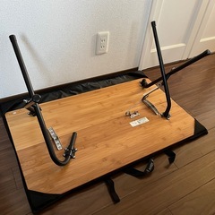 スノーピーク ワンアクションローテーブル竹 snow peak FES-131 雪峰祭 限定品の画像