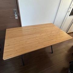 スノーピーク ワンアクションテーブルロング竹 snow peak FES-139 雪峰祭 限定品の画像