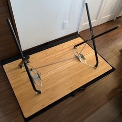 スノーピーク ワンアクションテーブルロング竹 snow peak FES-139 雪峰祭 限定品の画像