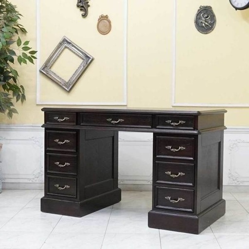 アンティーク書斎デスク