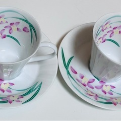 有田香蘭社カップ＆ソーサーの画像