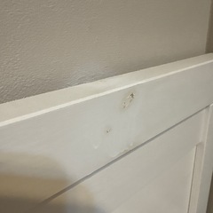 IKEASUNDVIK ホワイト ベッドフレーム中古+マットレスの画像