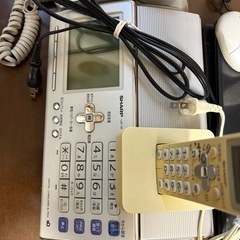 シャープ　デジタルコードレスファクシミリ電話の画像