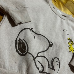 スヌーピー ウッドストック トレーナー 95cmの画像