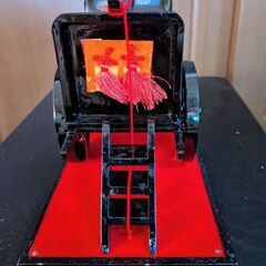 ひな人形小道具　御所車の画像