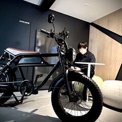 日本イープラスミライ電動アシスト自転車 ファットタイヤ 「RHINO」展示品１台限定の画像