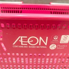 イオン　エコバスケット　買い物かごの画像