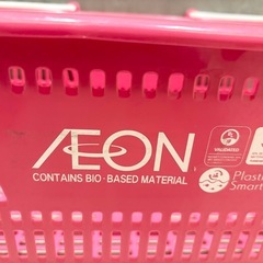 イオン　エコバスケット　買い物かごの画像