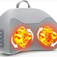 腰枕 クッション 温熱機能 3段階強度  USB充電式 コードレスの画像