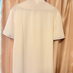 未使用ポロシャツ白サイズ大きめの画像