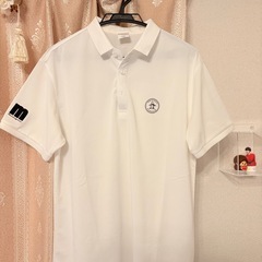 未使用ポロシャツ白サイズ大きめの画像