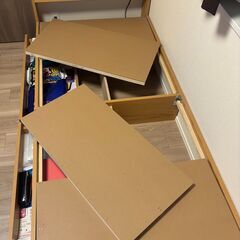 シングルベッド（フレームのみ、マットレス無し）【解体済み】の画像