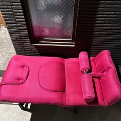 【無料】ミズノ MIZUNO 正規品『じつは！腹筋くん』ピンク 折りたたみ式／少し汚れありの画像