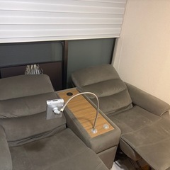 ニトリリクライニングソファーの画像