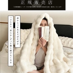 【99％電磁波カット】 ふわとろ毛布 電気毛布 掛け敷き兼用 大判サイズの画像