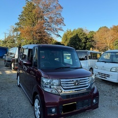 平成25 年ホンダNBOX カスタム 車検　8年／8月の画像