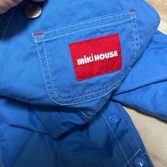 miki house✨人気完売品✨デニムサロペットロンパース✨の画像