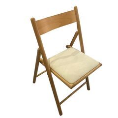 ○無印良品 木製 折りたたみ椅子 フォールディングチェアの画像