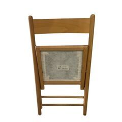 ○無印良品 木製 折りたたみ椅子 フォールディングチェアの画像