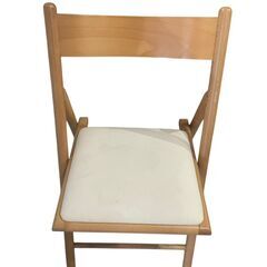 ○無印良品 木製 折りたたみ椅子 フォールディングチェアの画像