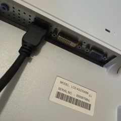 (決まりました)NEC 23インチ ワイドモニターの画像