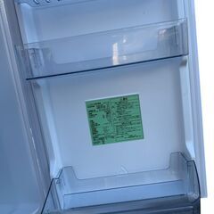 ★2024年製★超美品 中古★YAMADA 179L フロント庫内LED灯！大容量ドアポケット★右開き★2ドア冷蔵庫【YRZ-F17J】の画像