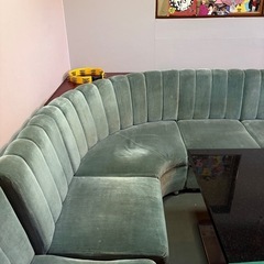 店舗用ソファー　　グレイの画像