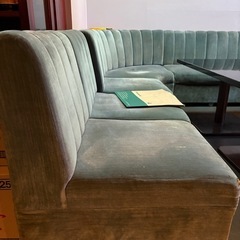 店舗用ソファー　　グレイの画像