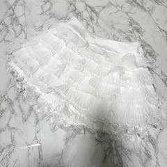 🤍フリルボリュームミニスカートの画像