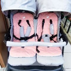 二人乗りベビーカーの画像