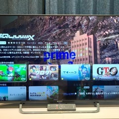 SONY BRAVIA 2015年製 49V型 4K液晶テレビ KJ-49X8500C Android TV 地デジ BS CS YouTube Prime Video◎の画像