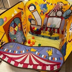 子ども　キッズテント　ボールプール　おままごと 　の画像