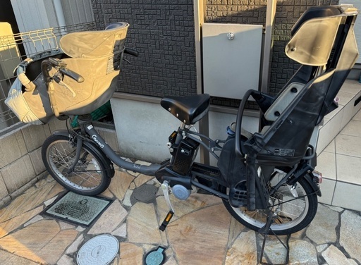 子供乗せ電動アシスト自転車 チャイルドシート付き　3人乗り
