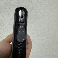 COACH スキー柄 ラウンドファスナー長財布 グレーの画像