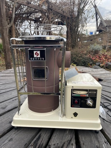 サンポット 高品質 煙突式石油ストーブ KSH-10BS-K6 サンポット製 2010