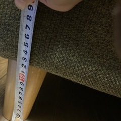 3人がけ ソファ 緑 ふかふか クッション付き 洗えるカバーの画像