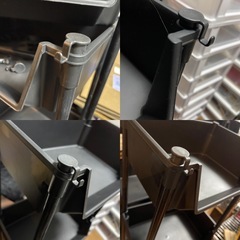 【訳あり美品】キッチン収納棚各種　黒の画像