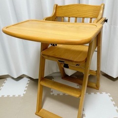 【美品✨】弘益　折りたたみベビーチェアの画像