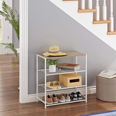 Homple 天板付きシューズラックの画像