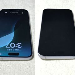 iPhone15 128GB 白　本体　美品の画像