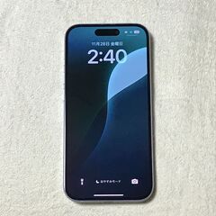 iPhone15 128GB 白　本体　美品の画像