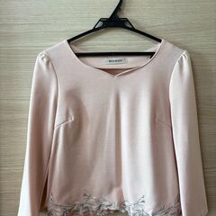 ◆800円◆ファー付きシャツ（ファーは取り外し可能）◆ピンク◆Mサイズ◆美品◆②の画像