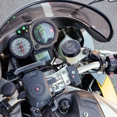 ドカティ DUCATI ST-2 調子絶好調です！！検８年4月 タイヤバリ山 プラグ交換 一部ST-3仕様に OHLINSリアサス ハンドルトップブリッジ交換の画像