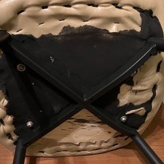 ダイニングチェア  グレー ベージュ　4脚の画像