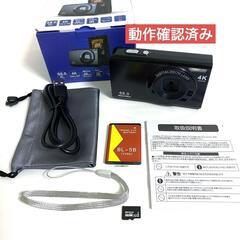 デジカメ 4K動画 6800万画素 デジタルカメラ 30FPS 笑顔検出 初心者の画像