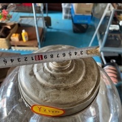 昭和レトロ飴入れ瓶の画像