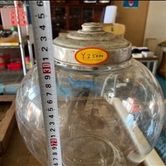 昭和レトロ飴入れ瓶の画像