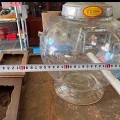 昭和レトロ飴入れ瓶の画像